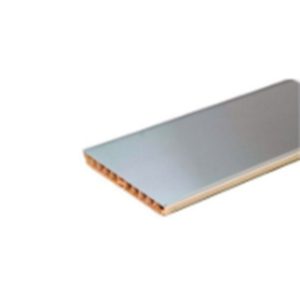 Perfil aluminio gris espesor 1.2 1M H100 silver 10 por caja